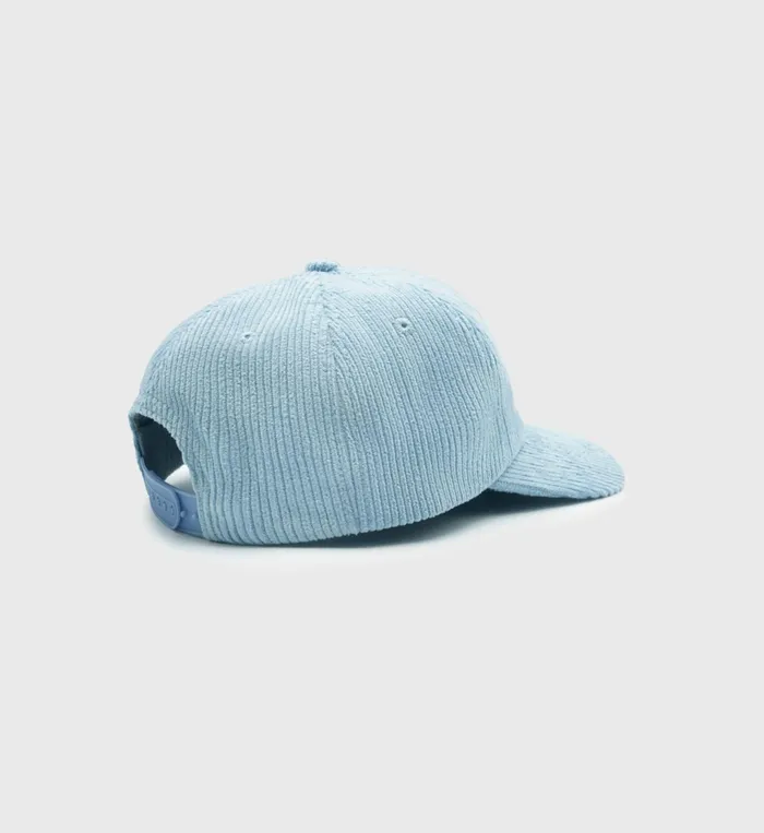Sporty and Rich Hats Women Wellness Club Corduroy Hat 8211 Baby BlueWhite