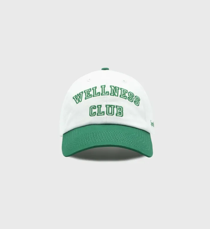 Sporty and Rich Hats Women Wellness Club Hat 8211 ForestWhite