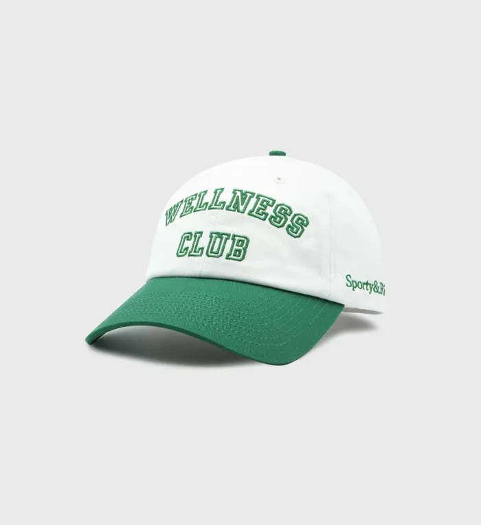 Sporty and Rich Hats Women Wellness Club Hat 8211 ForestWhite