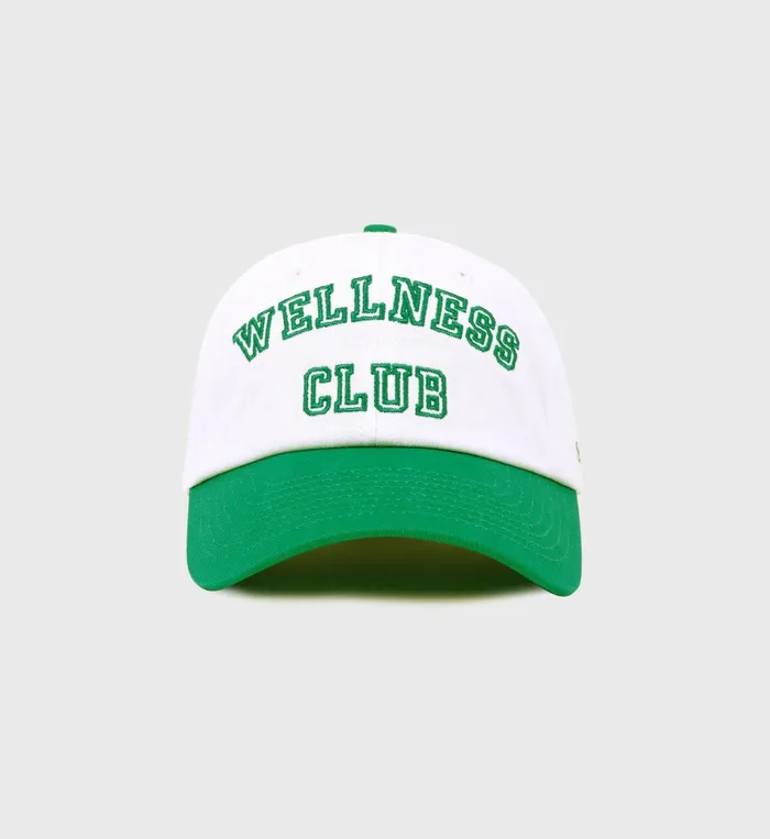 Sporty and Rich Hats Women Wellness Club Hat 8211 WhiteVerde