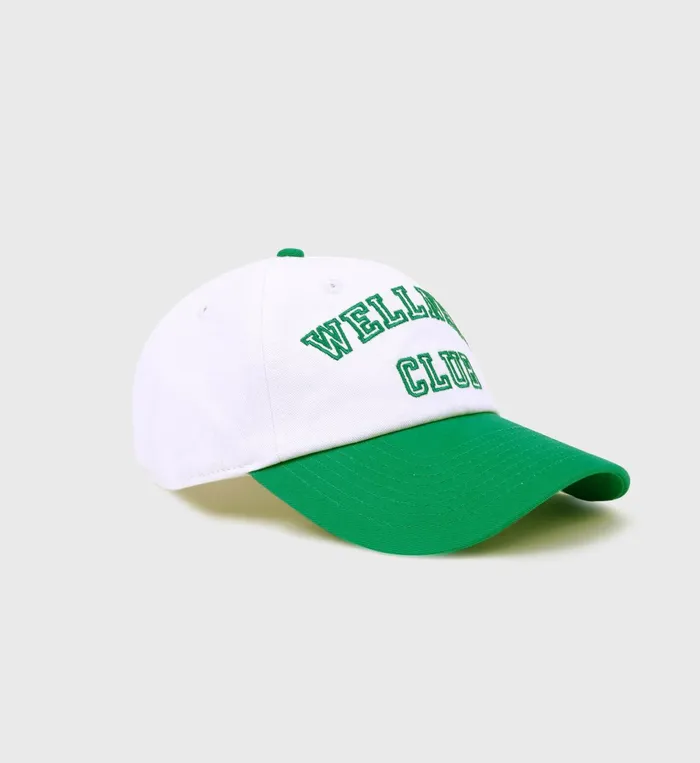 Sporty and Rich Hats Women Wellness Club Hat 8211 WhiteVerde