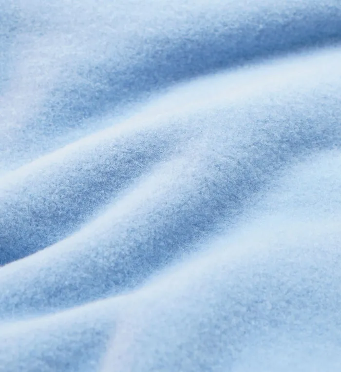 Sporty and Rich Polar Fleece And Sherpa Women Buttoned Polar Sweatshirt 8211 Sky BlueWhite
