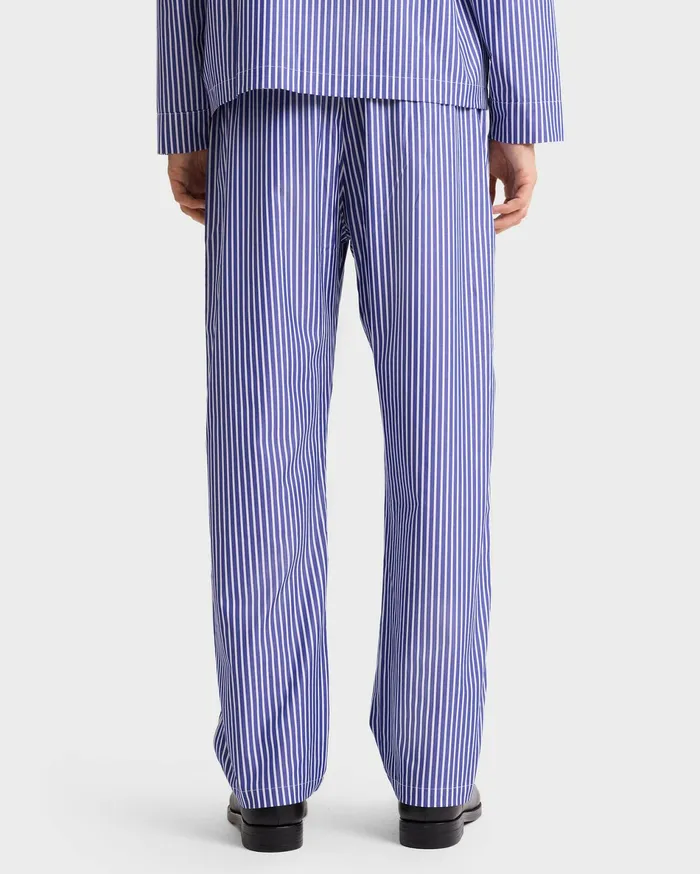 Sporty and Rich Pyjamas Women Faubourg Pyjama Bottom 8211 NavyWhite