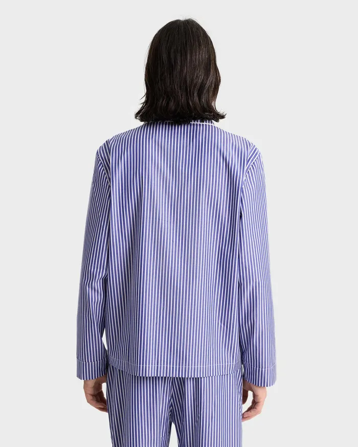 Sporty and Rich Pyjamas Women Faubourg Pyjama Top 8211 NavyWhite