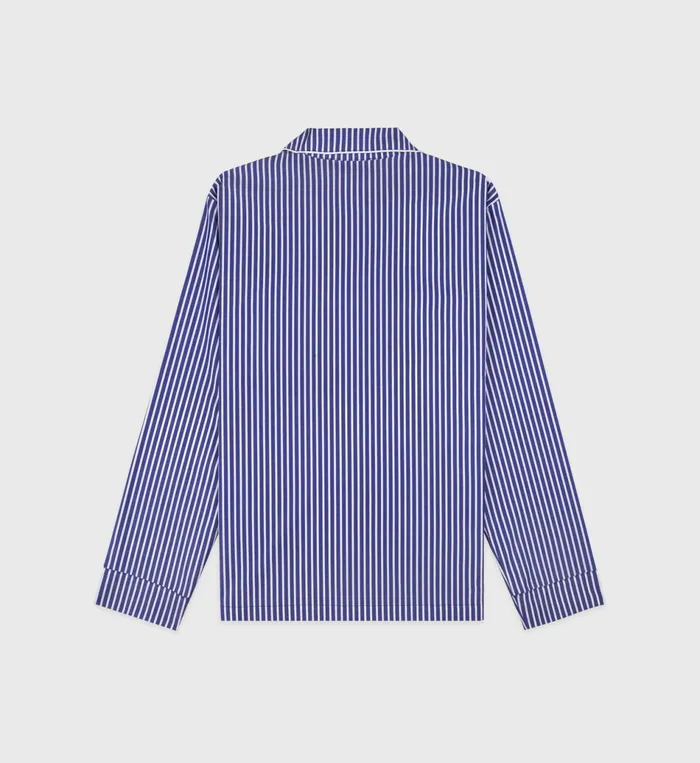 Sporty and Rich Pyjamas Women Faubourg Pyjama Top 8211 NavyWhite