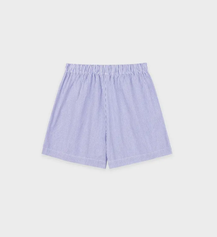 Sporty and Rich Shirting Women SRC Poplin Short 8211 Navy Striped