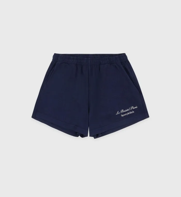 Sporty and Rich Shorts Women Faubourg Disco Short 8211 NavyCream