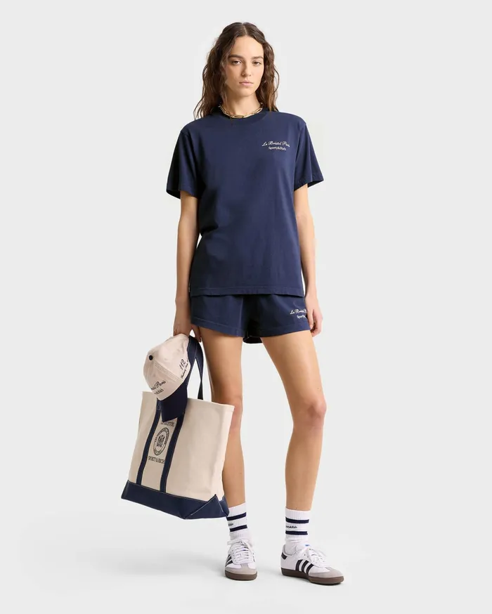 Sporty and Rich Shorts Women Faubourg Disco Short 8211 NavyCream