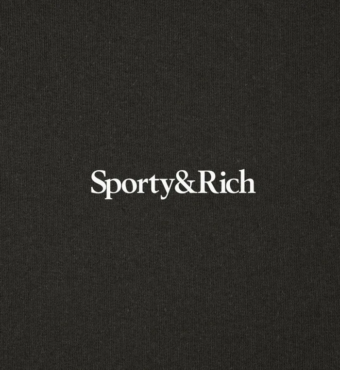 Sporty and Rich TShirts and Tops Women Health Is Wealth TShirt 8211 Faded BlackWhite