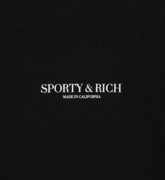 Sporty and Rich TShirts and Tops Women Made In California TShirt 8211 BlackWhite