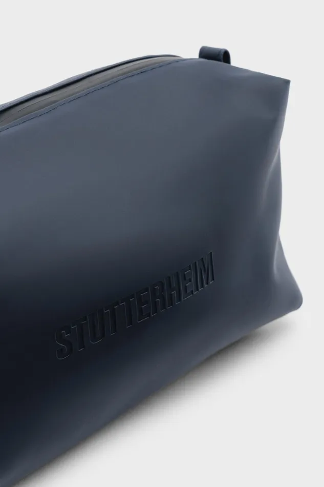 Stutterheim Container Large Wash Bag Navy Women Wash Bags