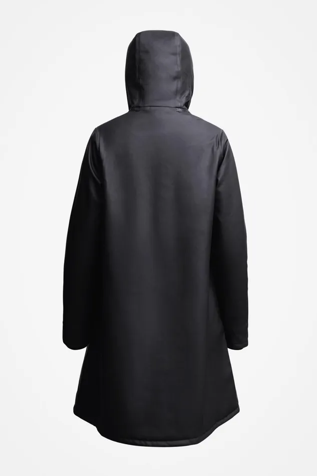 Stutterheim Mosebacke Winter Jacket Black Women Winter Coats