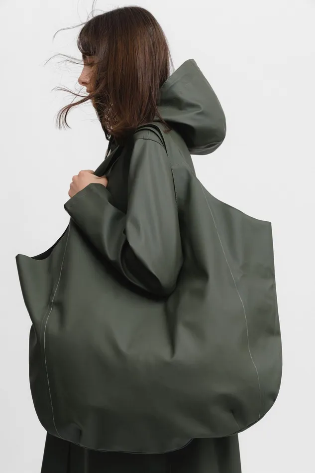 Stutterheim Svea Bag Green Women Weekend Bags