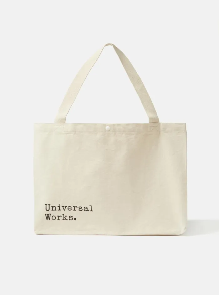 Suit Bag In Ecru Cotton Men Universal Works Bags