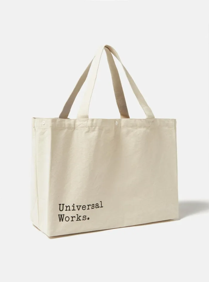 Suit Bag In Ecru Cotton Men Universal Works Bags