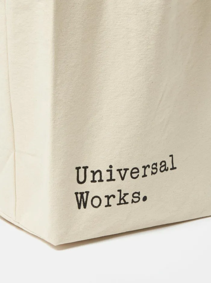 Suit Bag In Ecru Cotton Men Universal Works Bags