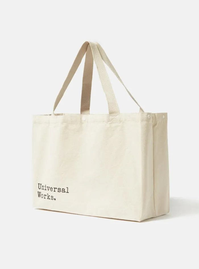 Suit Bag In Ecru Cotton Men Universal Works Bags