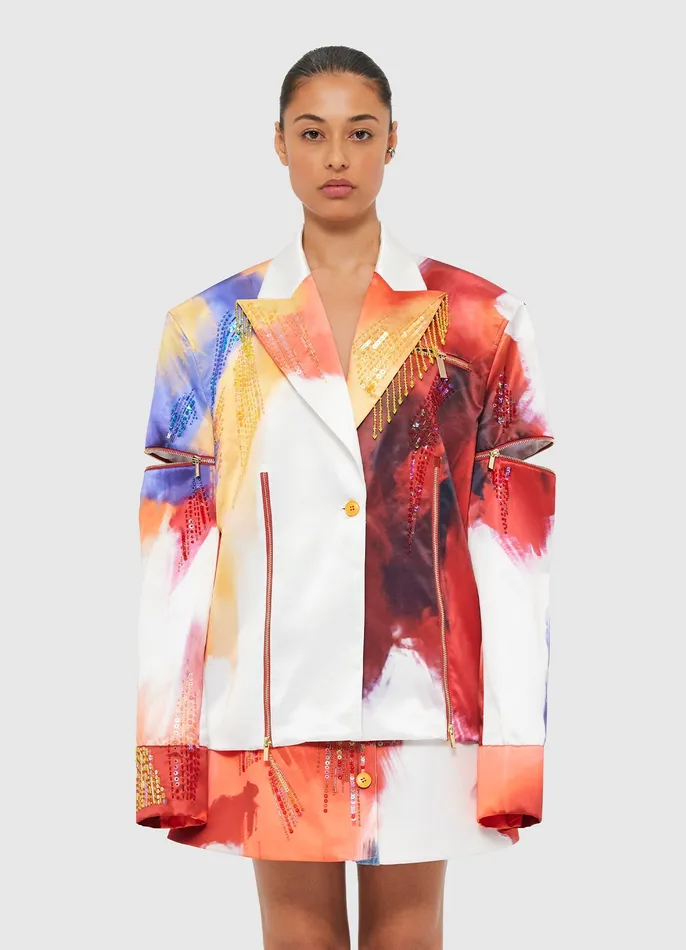 Suiting Brielle Blazer 8211 Reminiscence Print LEO LIN Women