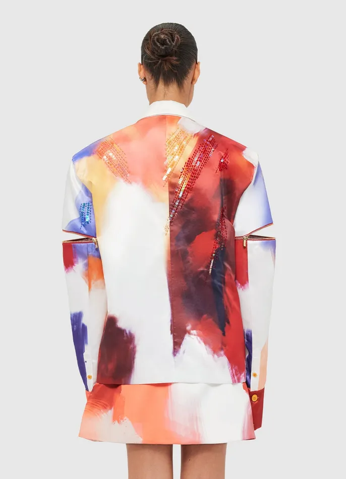 Suiting Brielle Blazer 8211 Reminiscence Print LEO LIN Women