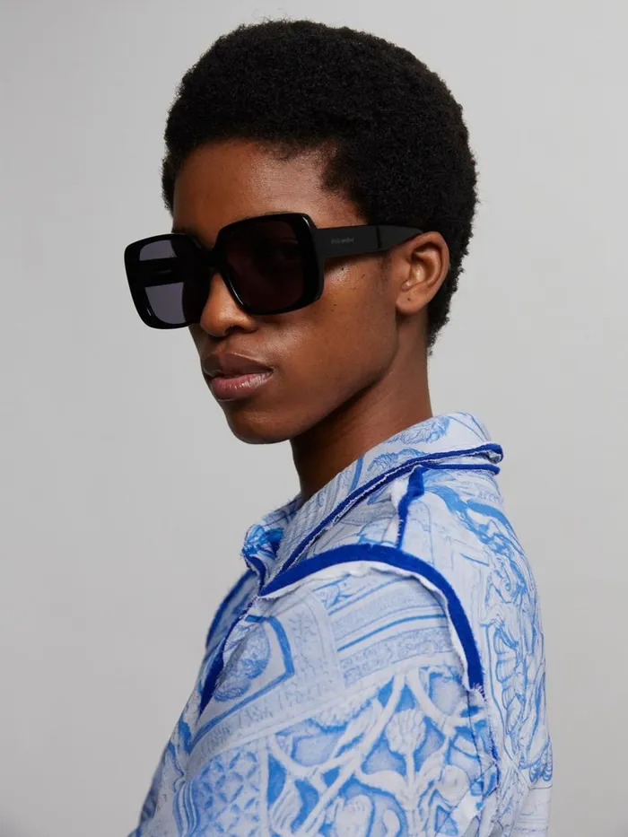 Sunglasses WomenMen Holzweiler Asta Frame Black