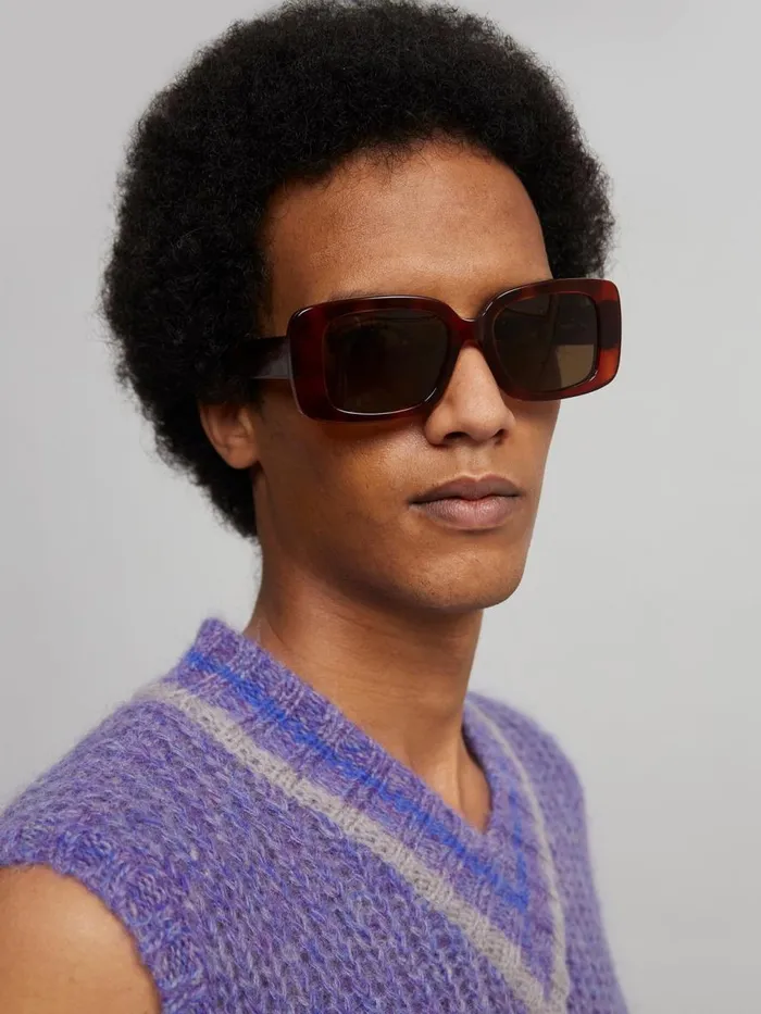 Sunglasses WomenMen Holzweiler Georg Frame Brown