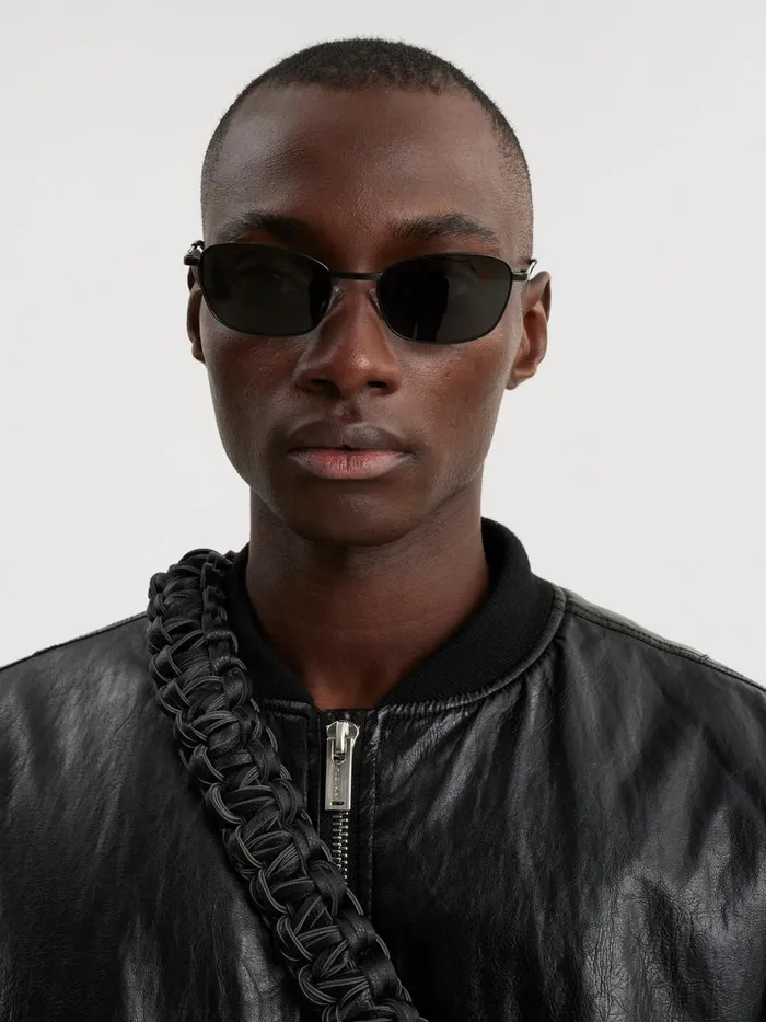 Sunglasses WomenMen Holzweiler Pelle Frame Black