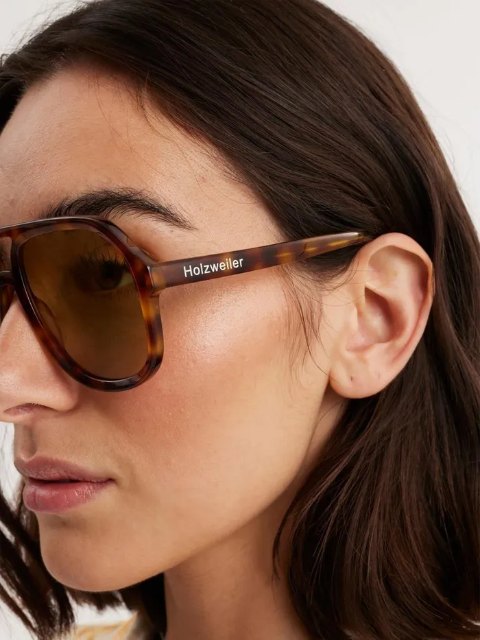 Sunglasses WomenMen Holzweiler Tom Frame Brown Mix