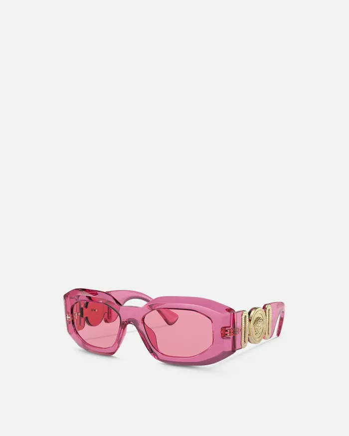 Sunglasses WomenMen Versace Maxi Medusa Biggie Sunglasses Pink