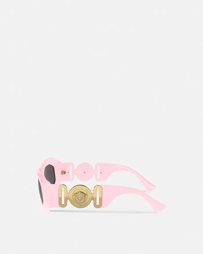 Sunglasses WomenMen Versace Maxi Medusa Biggie Sunglasses Pink