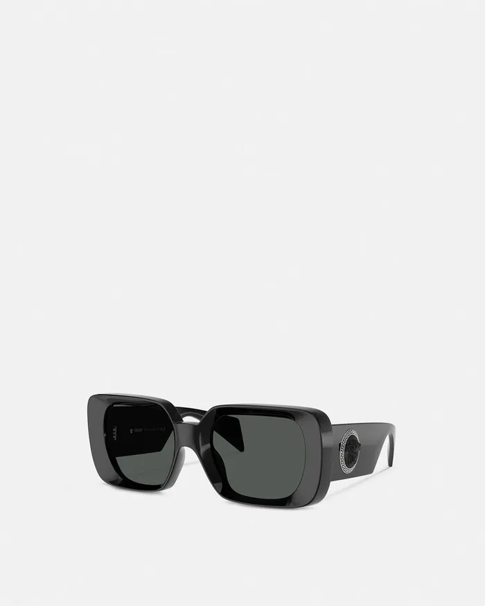 Sunglasses WomenMen Versace Medusa Medallion Sunglasses Blackgold