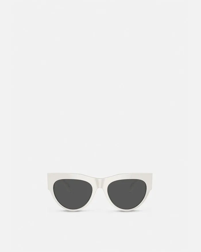 Sunglasses Women Versace Winged Medusa Sunglasses Havana