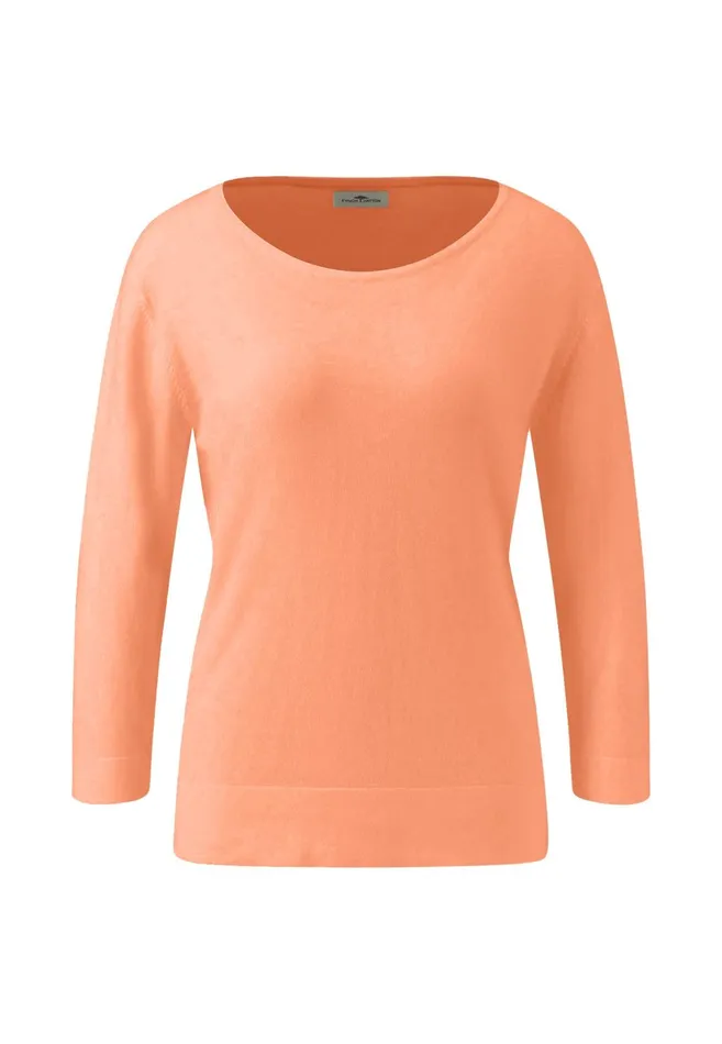Sweater Women FYNCHHATTON Light Knitting Sweater Made Of Cottonsilk Mix Milkfondant Pinkbright Apricotblack