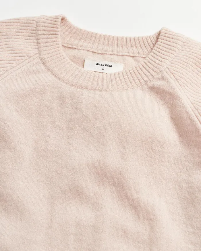 Sweaters and Knits Women Billy Reid Balloon Sleeve Crew Sweater Light Pink