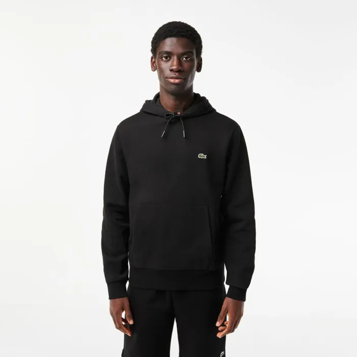 Sweaters and Sweatshirts Men Lacoste Men039s Classic Fit Cotton Blend Hoodie Black 031