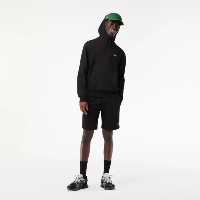 Sweaters and Sweatshirts Men Lacoste Men039s Classic Fit Cotton Blend Hoodie Black 031