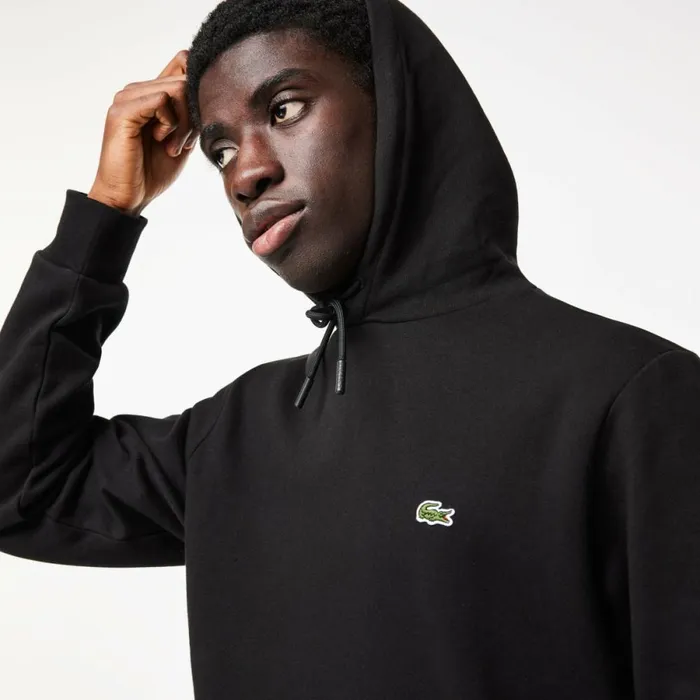 Sweaters and Sweatshirts Men Lacoste Men039s Classic Fit Cotton Blend Hoodie Black 031