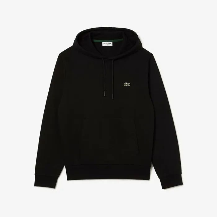 Sweaters and Sweatshirts Men Lacoste Men039s Classic Fit Cotton Blend Hoodie Black 031