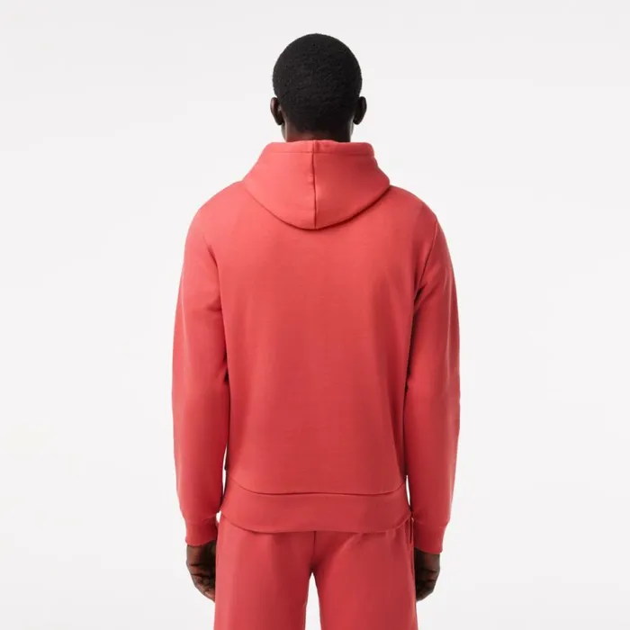 Sweaters and Sweatshirts Men Lacoste Men039s Classic Fit Cotton Blend Hoodie Pink Zv9