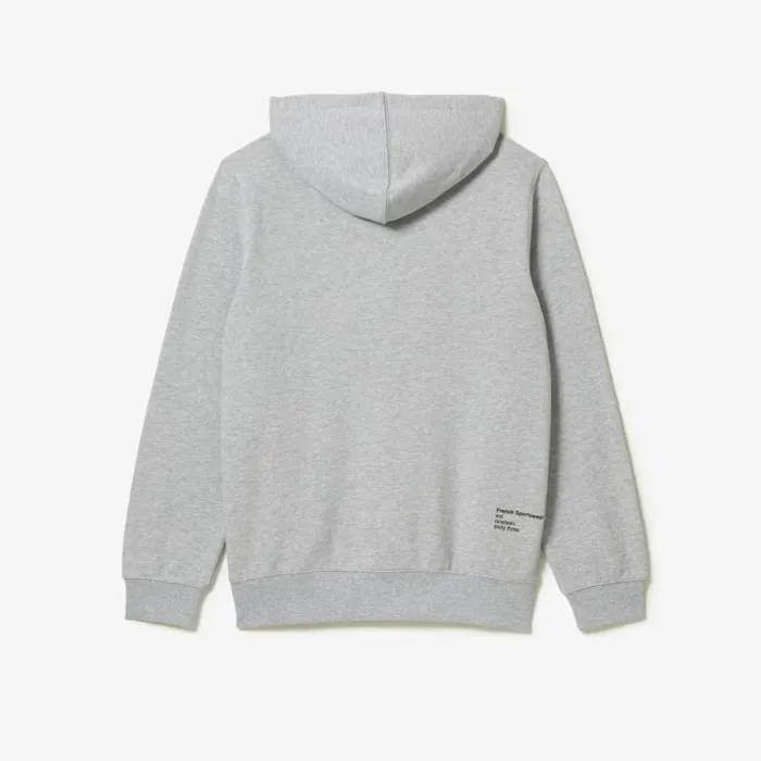 Sweaters and Sweatshirts Men Lacoste Men039s Classic Fit Hoodie Grey Chine Cca