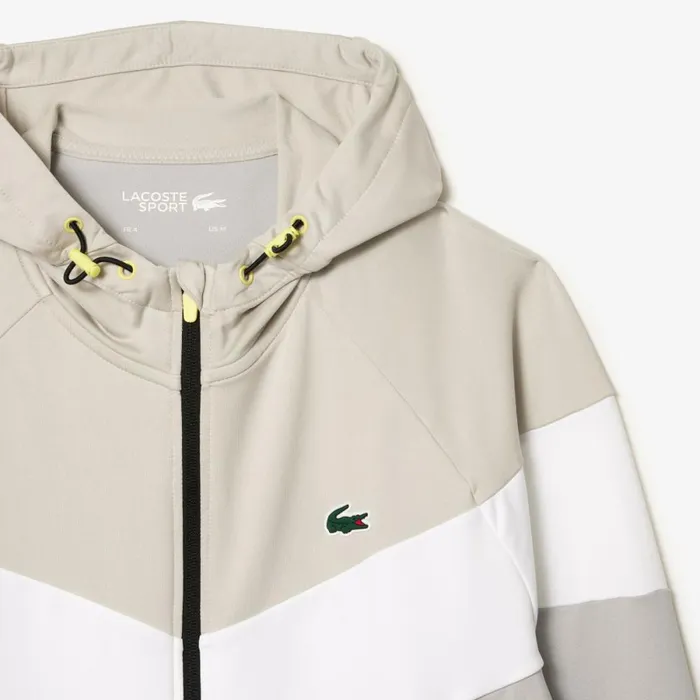 Sweaters and Sweatshirts Men Lacoste Men039s Stretch Sweatshirt Grey White Grey M5i