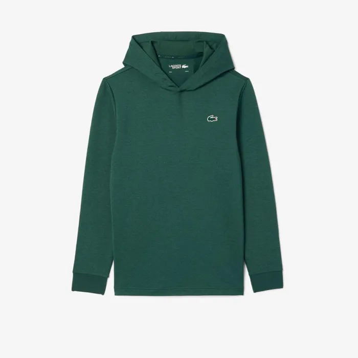 Sweaters and Sweatshirts Men Lacoste Men039s UltraDry Golf Hoodie Green Iwg