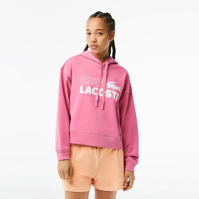 Sweaters and Sweatshirts Women Lacoste Womens Texture Print Hoodie Bubblegum Pink 2r3 Sweaters and Sweatshirts Women Lacoste Womens Texture Print Hoodie Bubblegum Pink 2r3