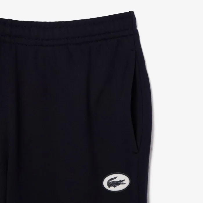 Sweatpants and Trousers Men Lacoste Men039s Bold Stripes Fleece Sweatpants Abysm Blue Hde