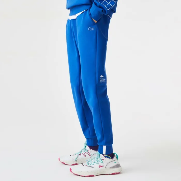 Sweatpants and Trousers Men Lacoste Men039s Slim Fit Branded Sweatpants Blue K1q