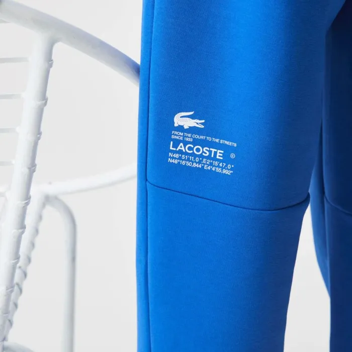 Sweatpants and Trousers Men Lacoste Men039s Slim Fit Branded Sweatpants Blue K1q