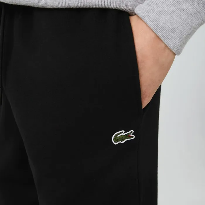 Sweatpants and Trousers Men Lacoste Mens Organic Cotton Sweatpants Black 031