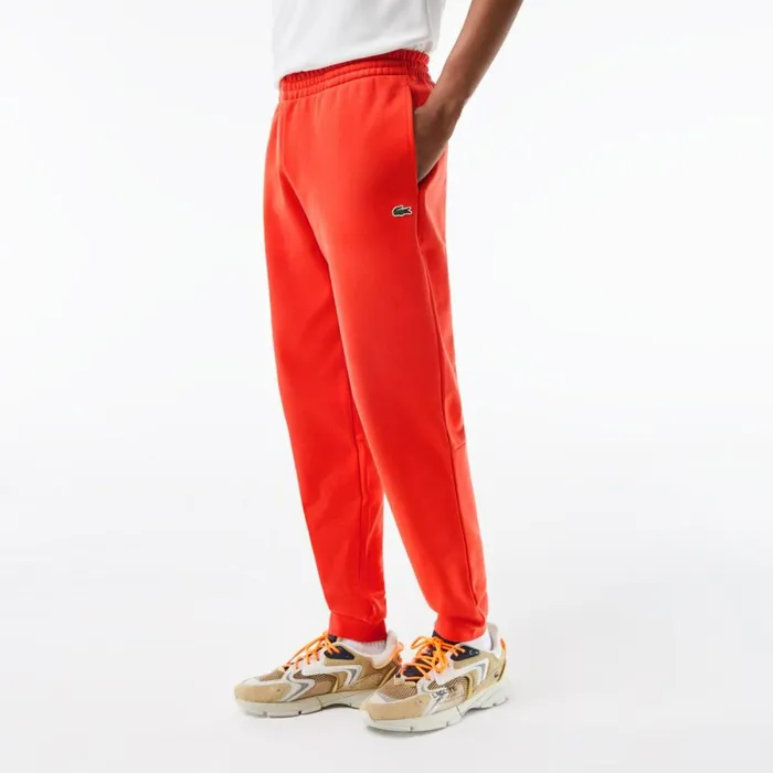 Sweatpants and Trousers Men Lacoste Mens Organic Cotton Sweatpants Orange 02k