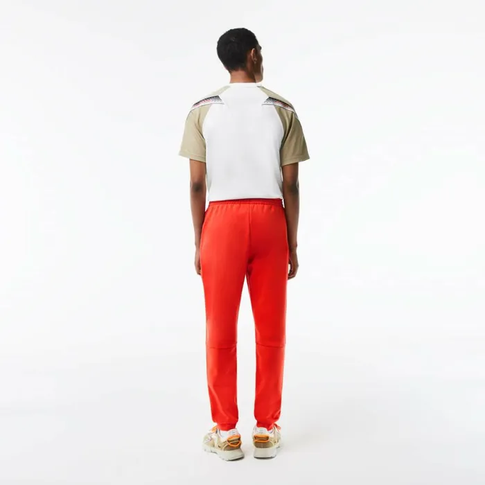 Sweatpants and Trousers Men Lacoste Mens Organic Cotton Sweatpants Orange 02k
