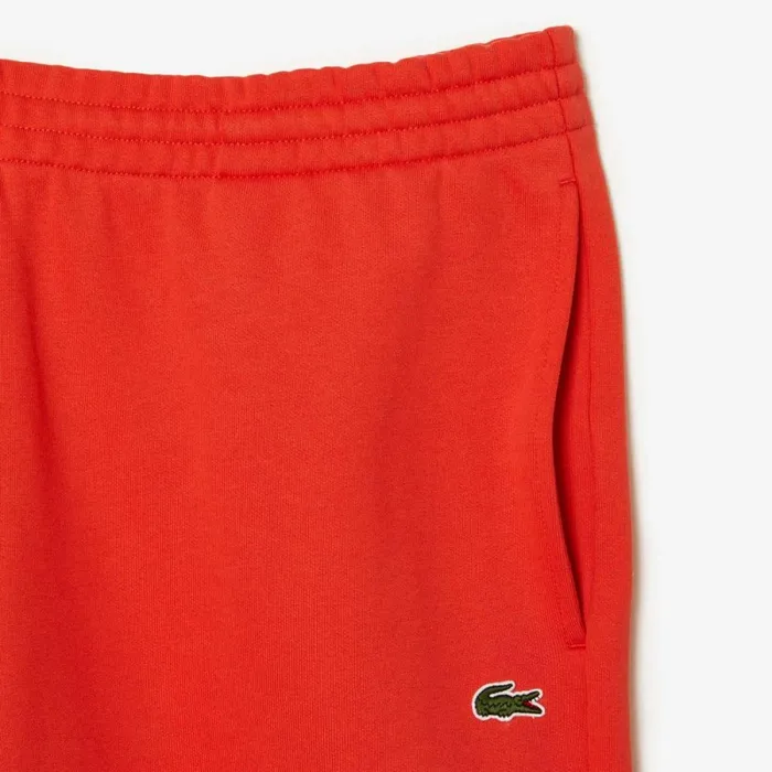 Sweatpants and Trousers Men Lacoste Mens Organic Cotton Sweatpants Orange 02k