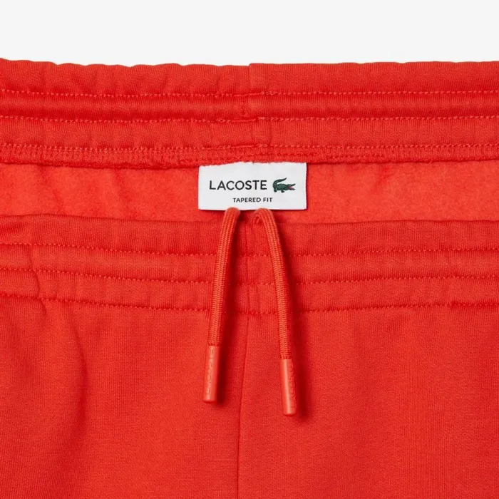 Sweatpants and Trousers Men Lacoste Mens Organic Cotton Sweatpants Orange 02k